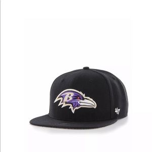 BALTIMORE RAVENS MEN'S FULTON' CAP (BLACK)